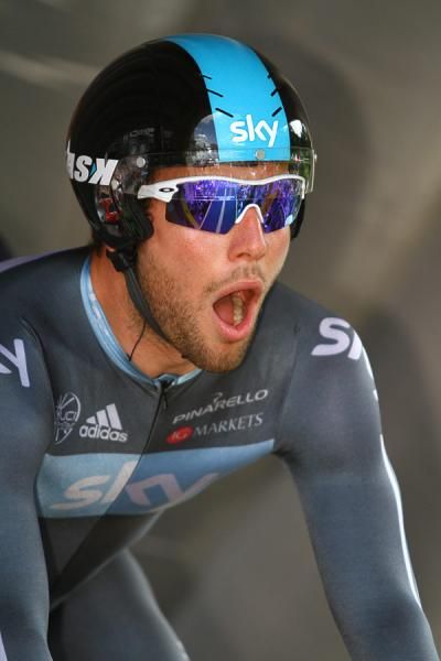 A big gulp of air for Mark Cavendish