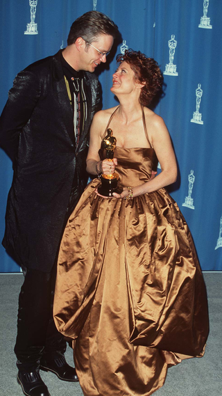 Susan Sarandon and Tim Robbins at the 68th Annual Academy Awards in 1996