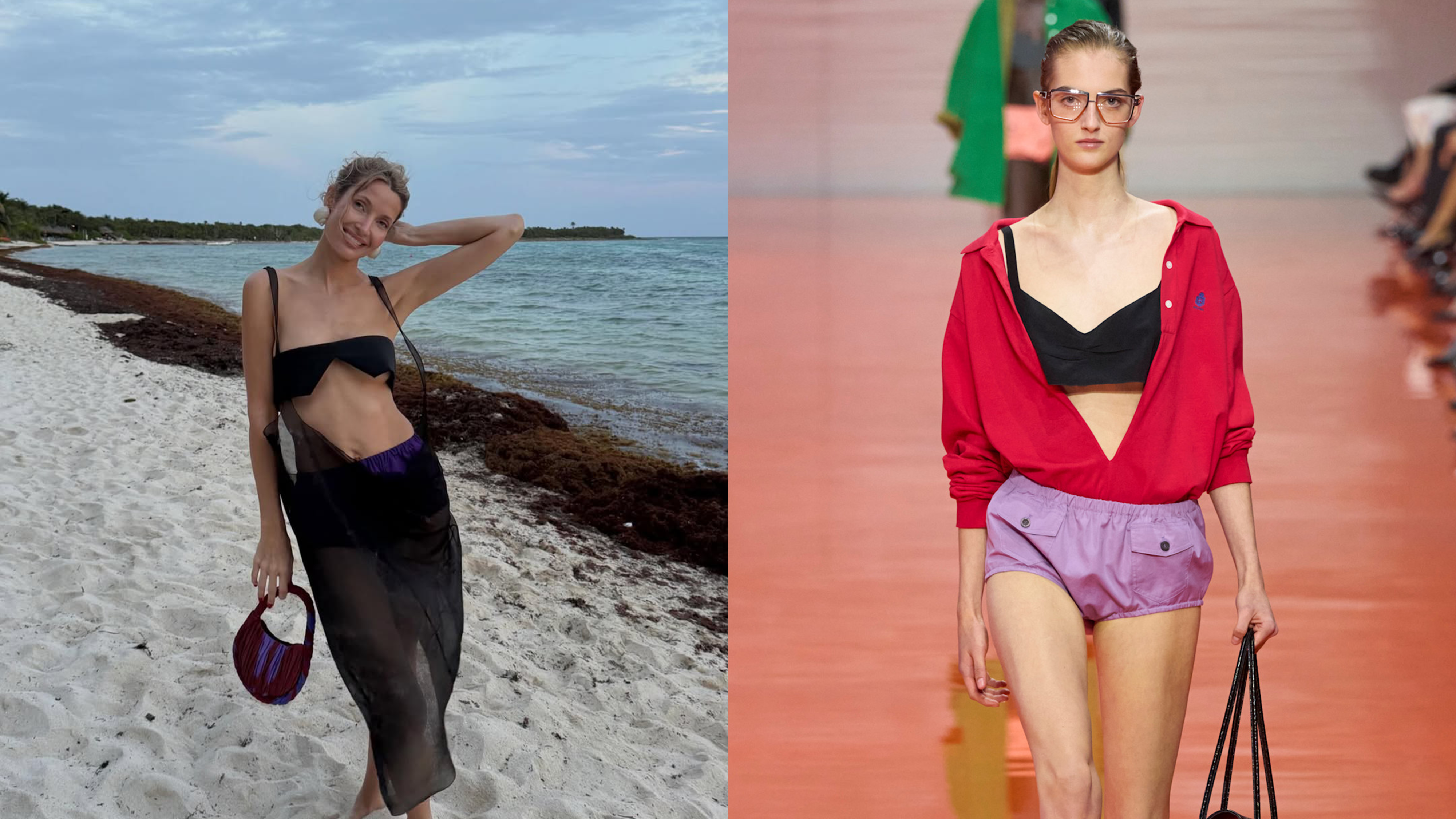 bloomer trend on influencers and the runway