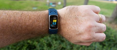 Fitbit Charge 5 on wrist