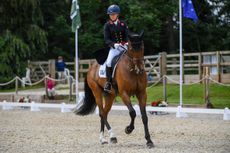 Bicton Horse Trials dressage: Laura Collett and London 52