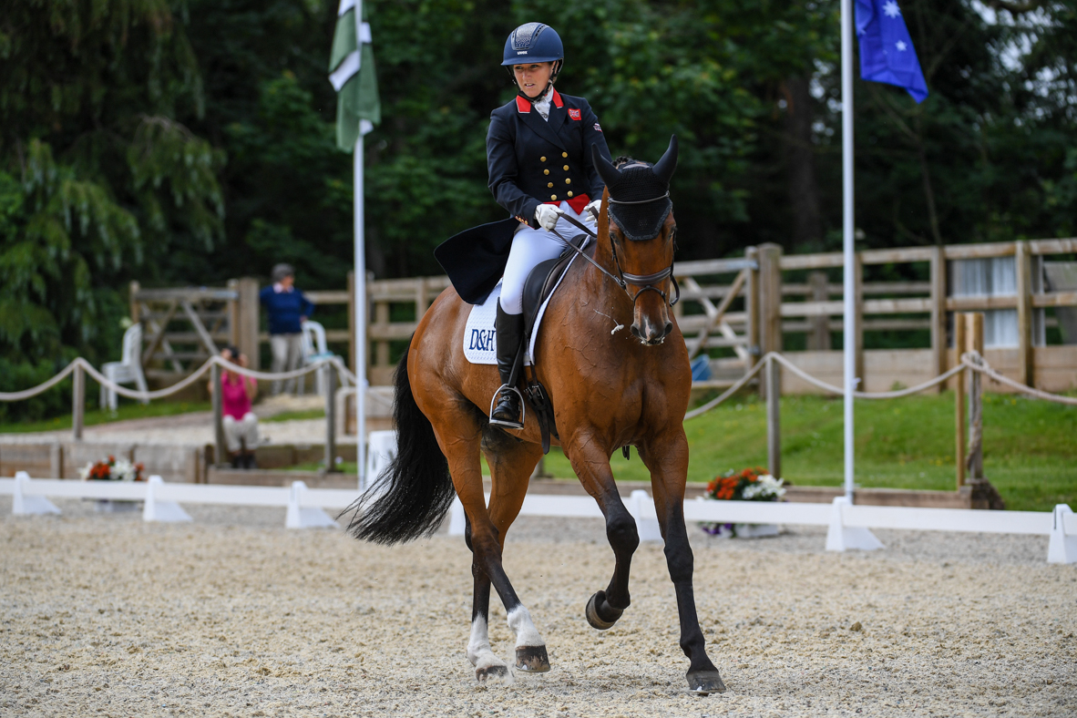 Bicton Horse Trials dressage: Laura Collett and London 52