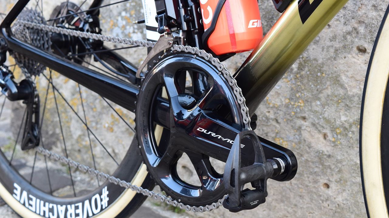 Van Avermaet ran 53/44 chainrings for the nearly all flat course of Paris-Roubaix