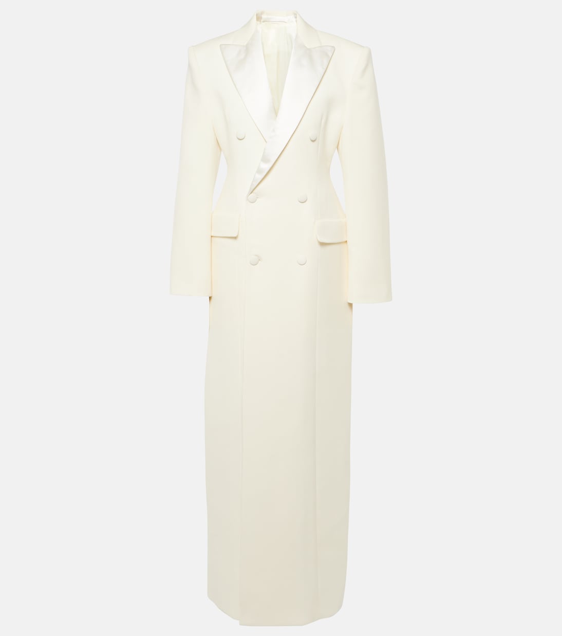 Double-Breasted Wool Coat