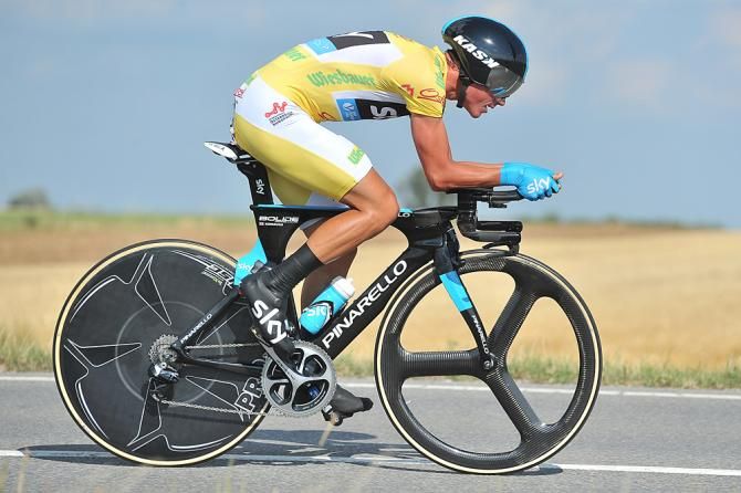 Peter Kennaugh (Sky) in the race lead in Austria with one more stage