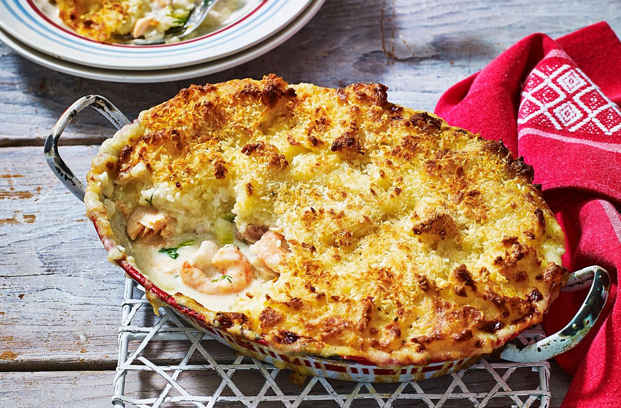 creamy fish pie