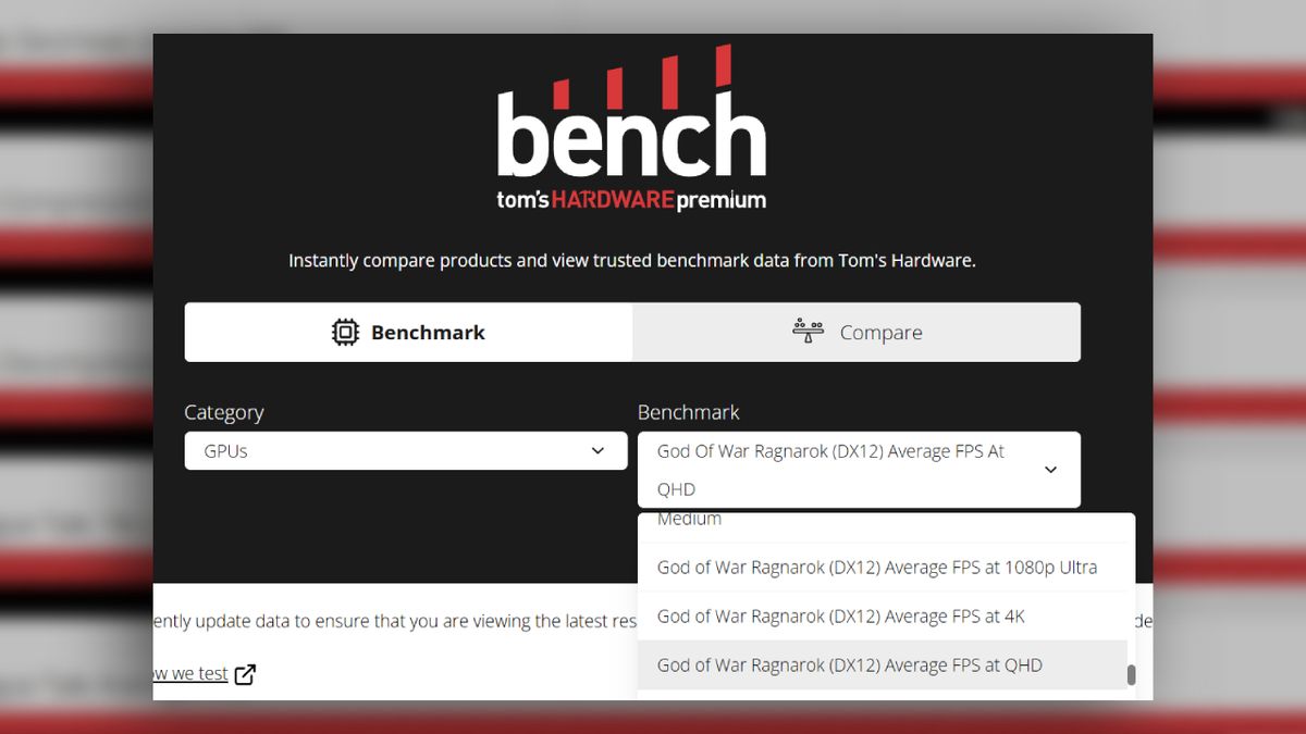 Benchmark Selecter