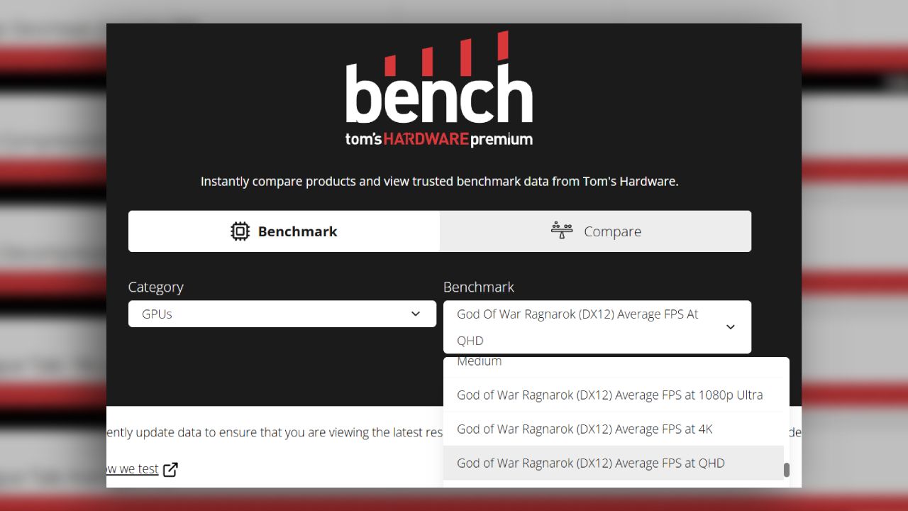 Benchmark Selecter