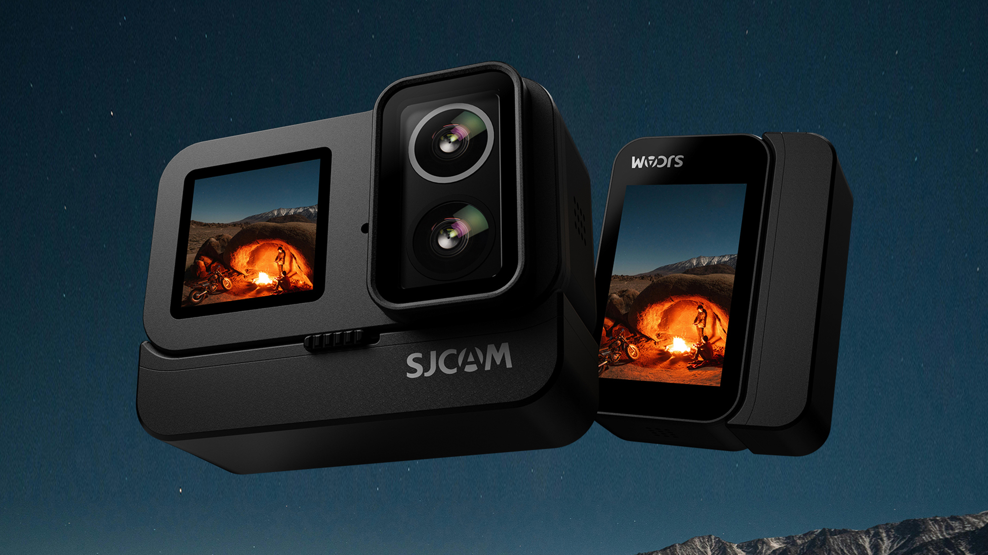 سازندگان اولین دوربین اکشن با لنز دوگانه در جهان می گویند این دوربین دارای دید در شب بی نظیر GoPro است.