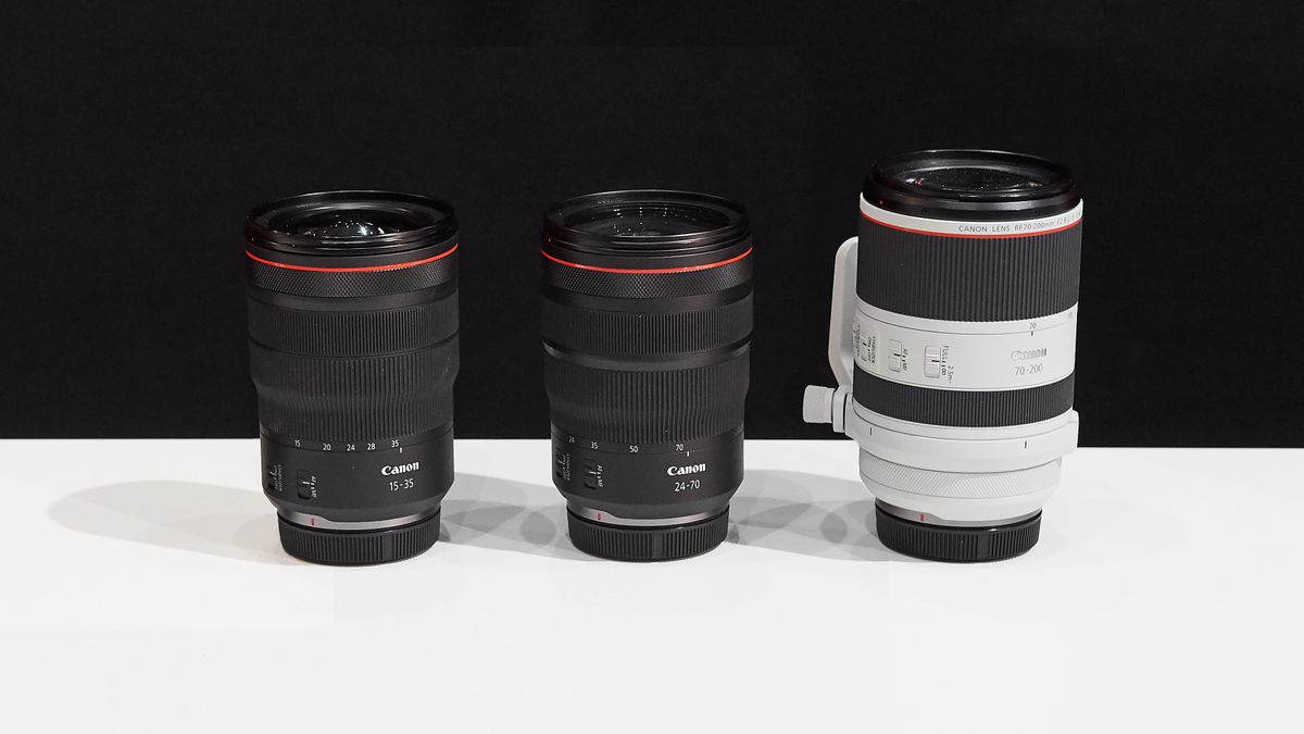 Canon to release &#039;Holy Trinity&#039; lenses for RF mount in July?