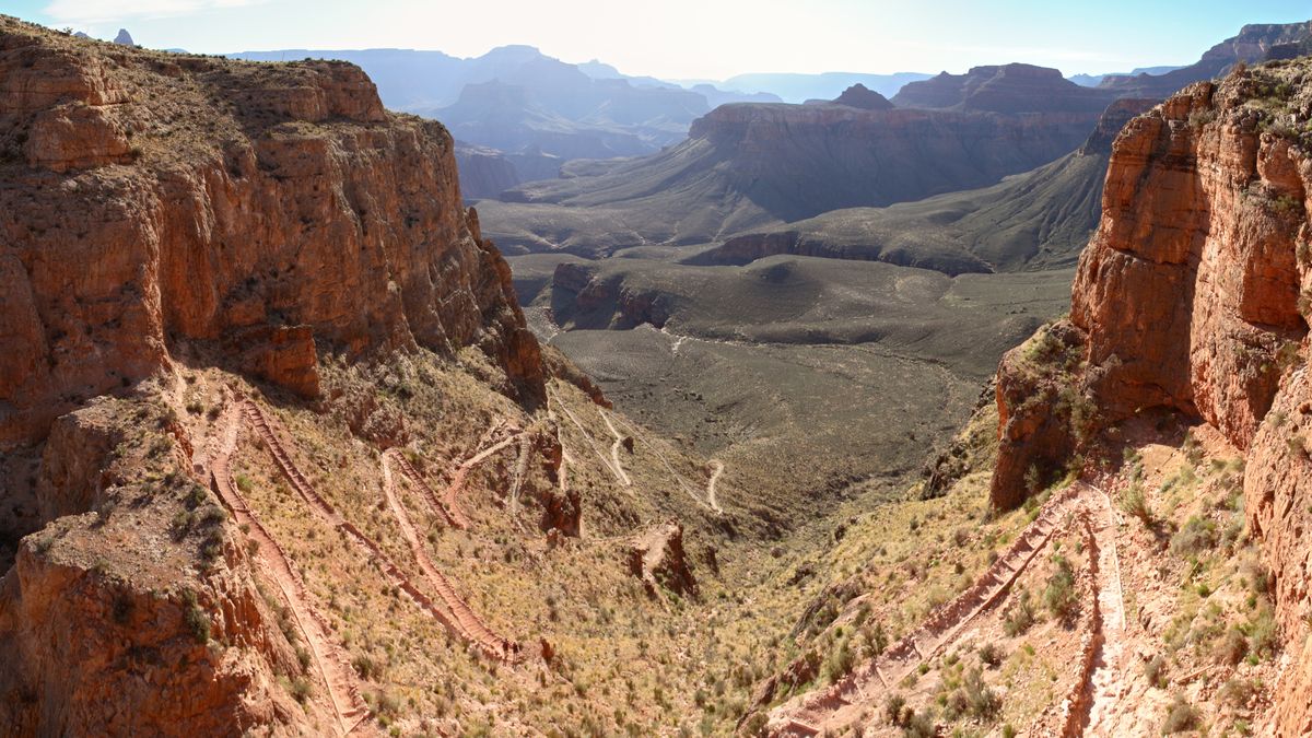 The South Kaibab Trail in the Grand Canyon