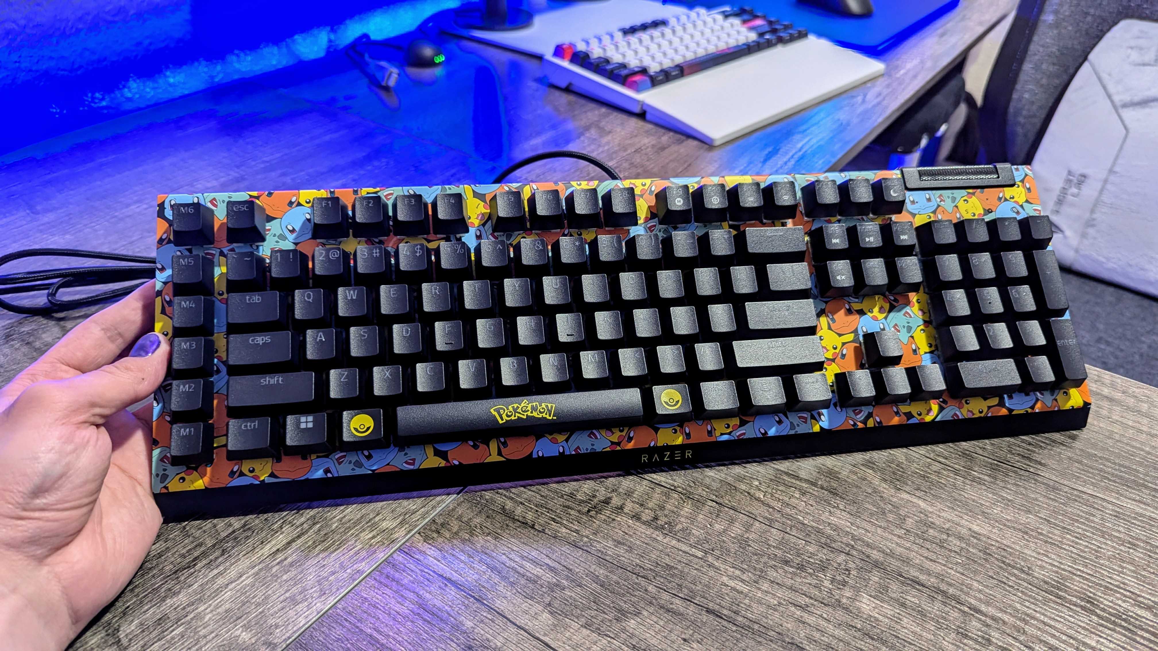 Image of the Razer x Pokémon Collection of PC gaming accessories.