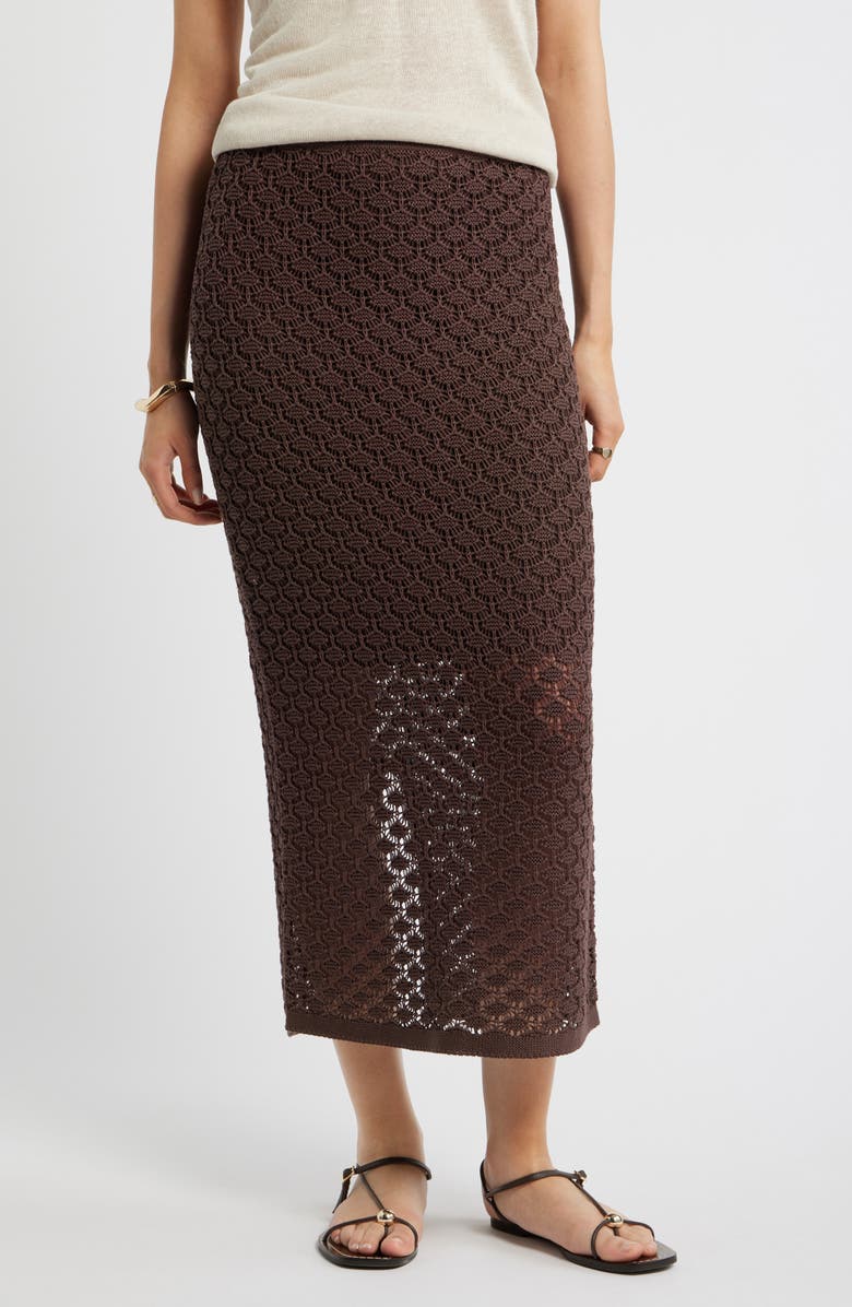 Textured Knit Skirt