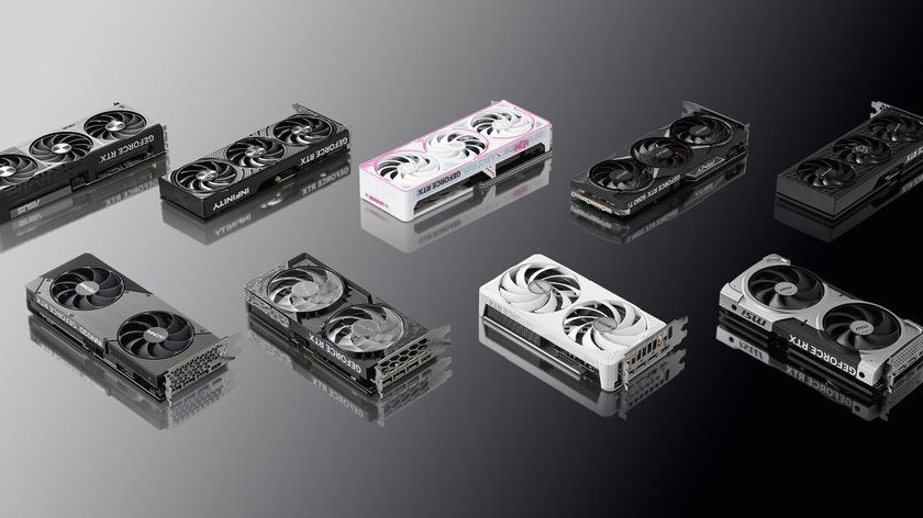 A selection of Nvidia RTX 5060 Ti graphics cards.