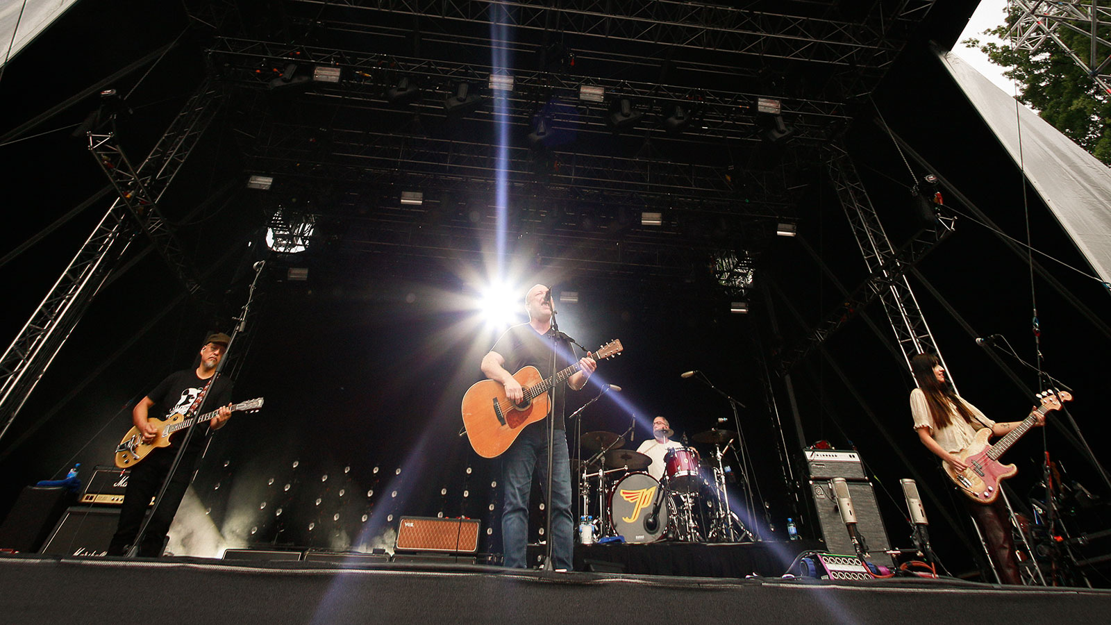 Pixies onstage in Ireland this summer (2022)