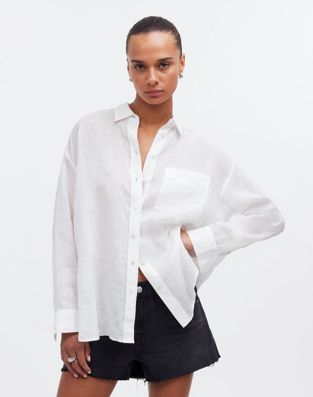 The Oversized Shirt in Ramie