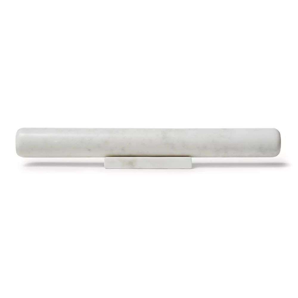 Marble rolling pin on stand