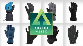 Collage of the best ski gloves