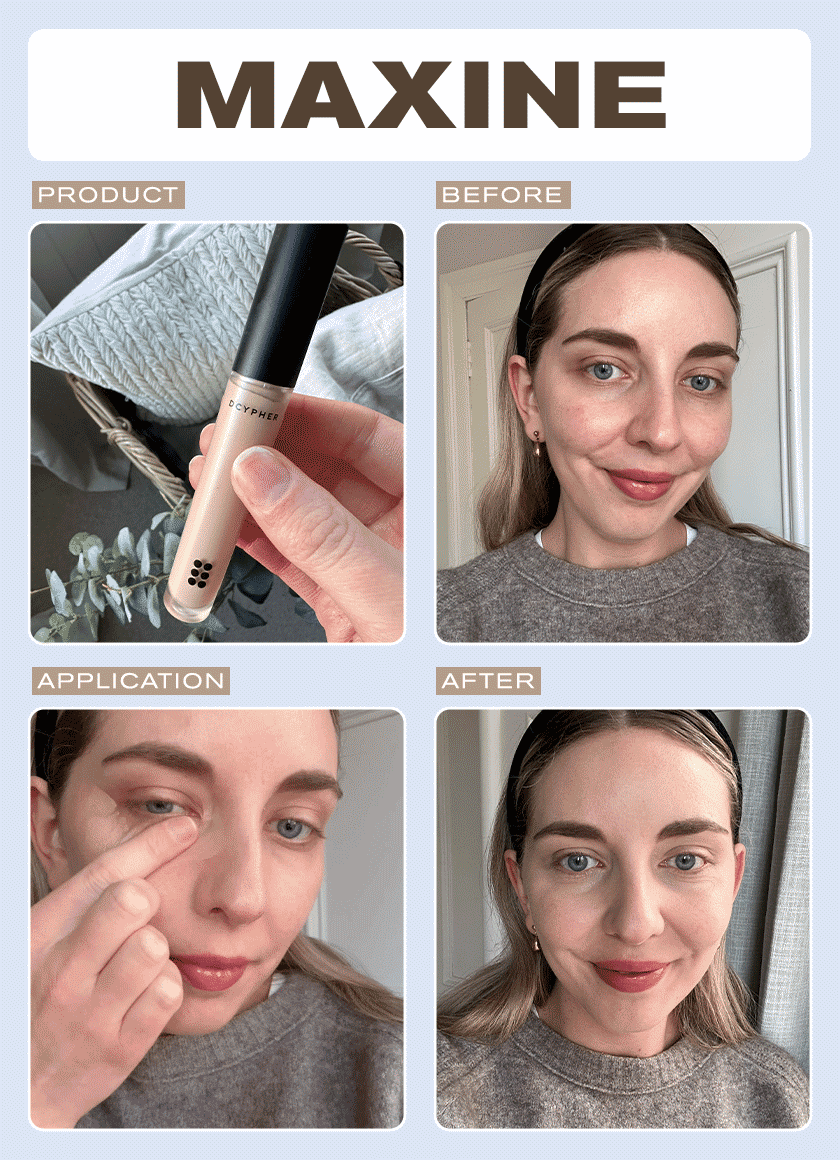 @maxineeggenberger testing the Dcypher concealer