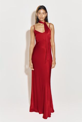 Winnie Satin Maxi Dress