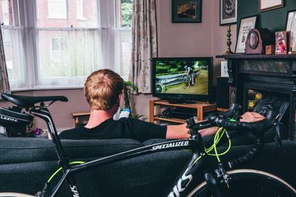 cycling on TV