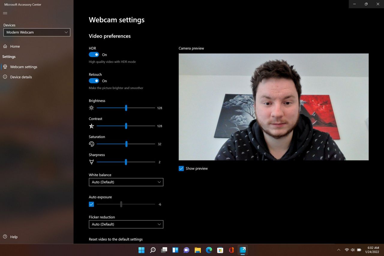 Microsoft Accessories Center Webcam