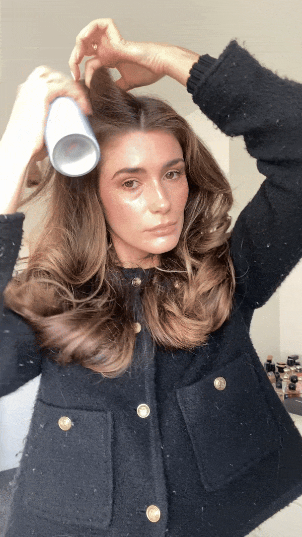 Use dry shampoo and hairspray to give volume and hold