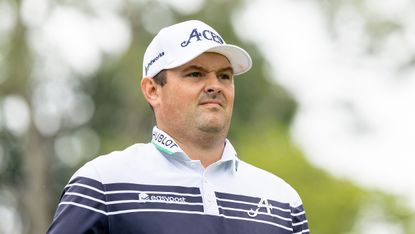 Patrick Reed looks on during the 2024 Hong Kong Open