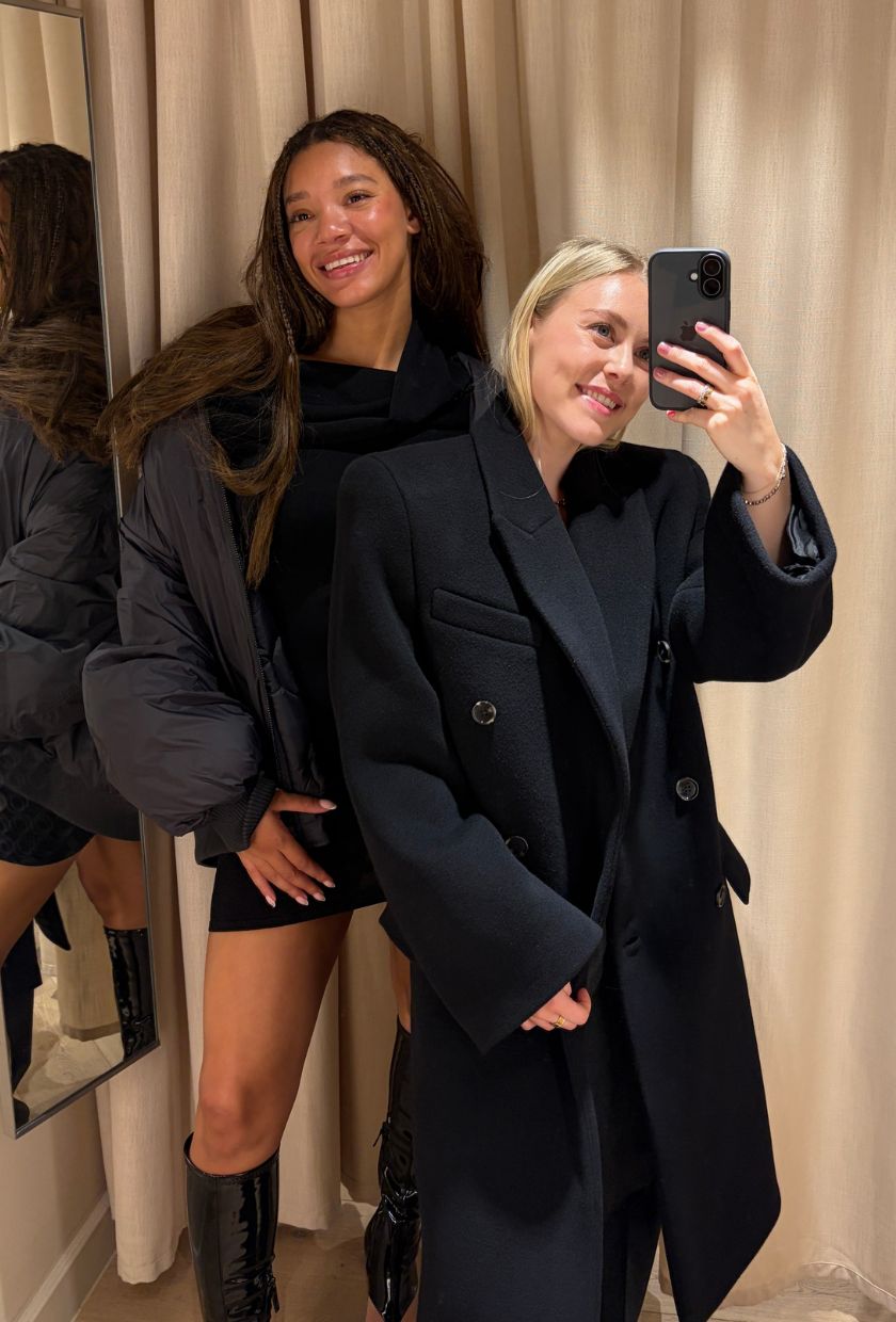 Florrie and Imani wears H&amp;M WARDROBE.NYC Collab