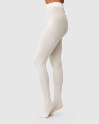 Freja Ribbed Wool Tights