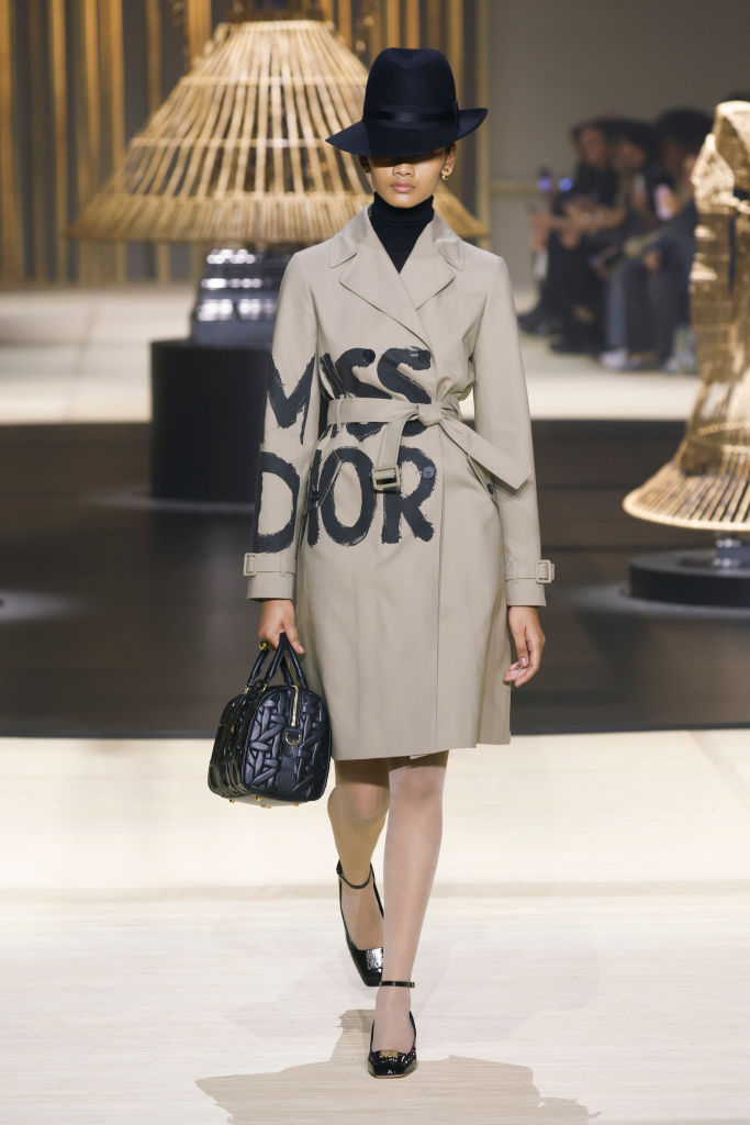 A model walks the runway during the Dior Ready to Wear Fall/Winter 2024-2025 fashion show as part of the Paris Fashion Week