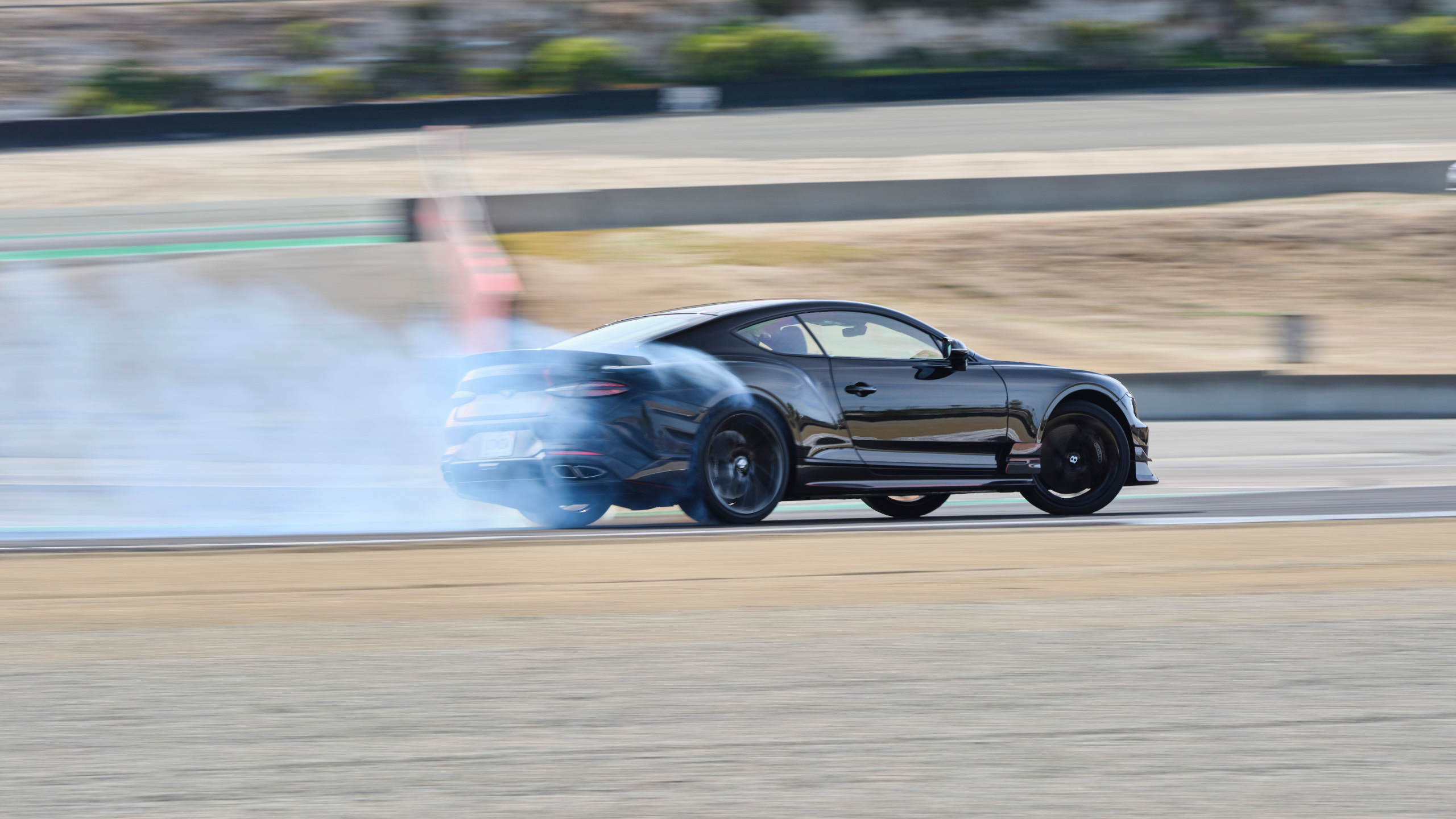 Bentley Supersports on the track at Laguna Seca
