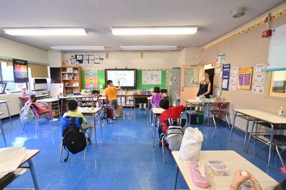 New York City classroom.