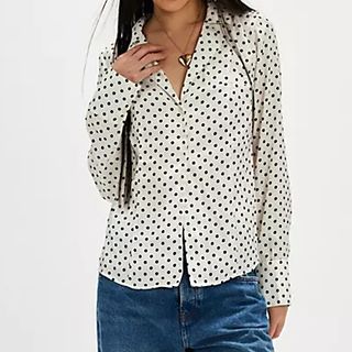 Free People Polka Dot Shirt