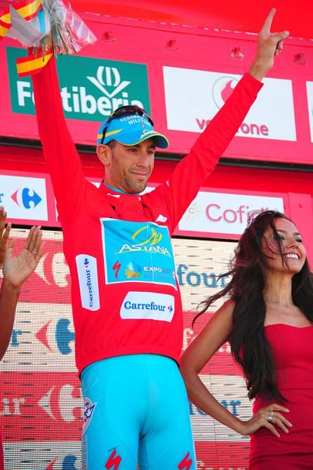 Vincenzo Nibali (Astana) leads the Vuelta after stage 2
