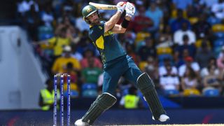 Australia's Glenn Maxwell hits four off England ahead of the Afghanistan vs Australia live stream in the T20 World Cup 2024 Super 8.