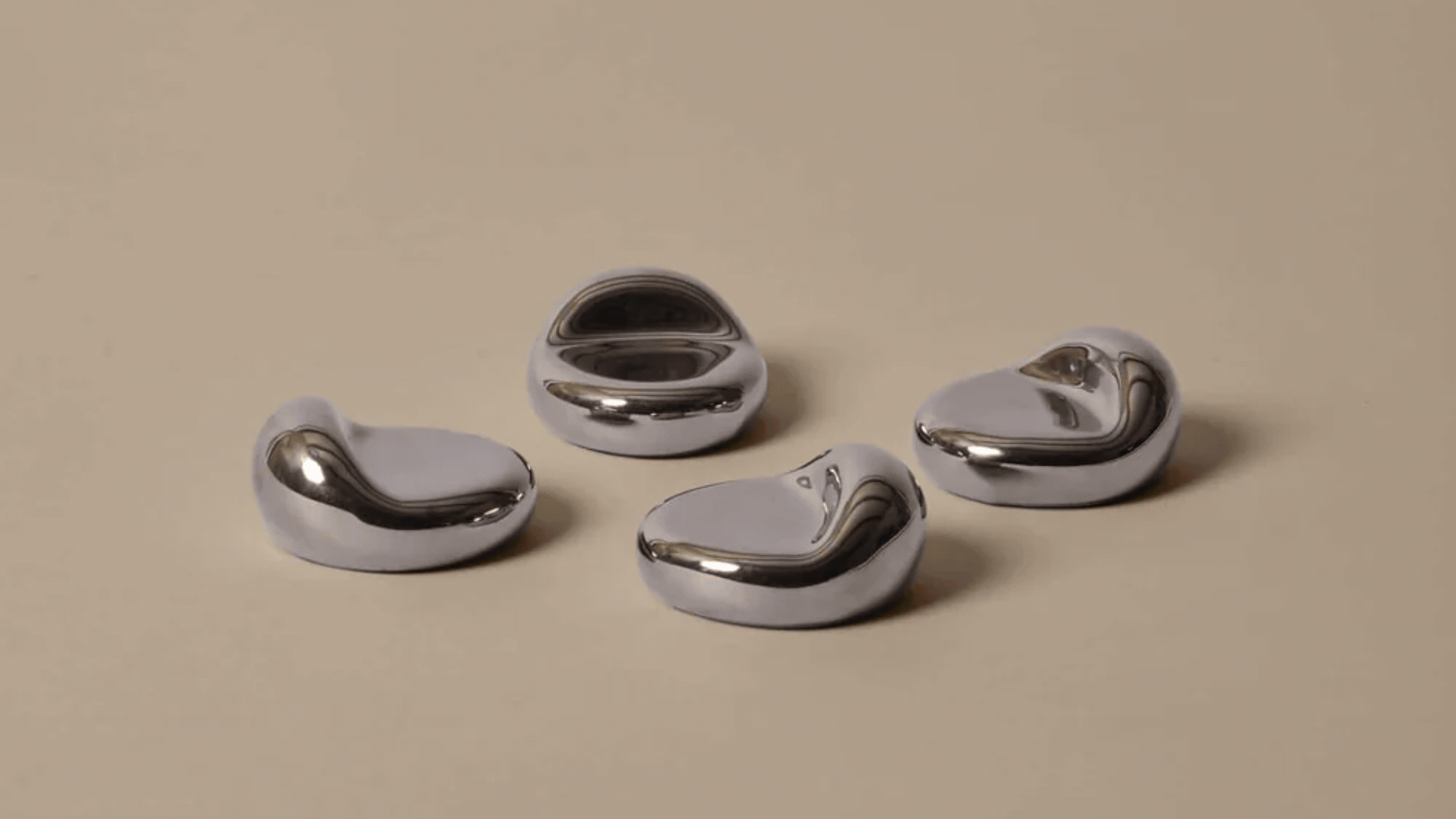A set of steel planter feet from Ferm Living
