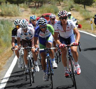 Matthew Busche in escape, Vuelta a Espana 2011, stage four