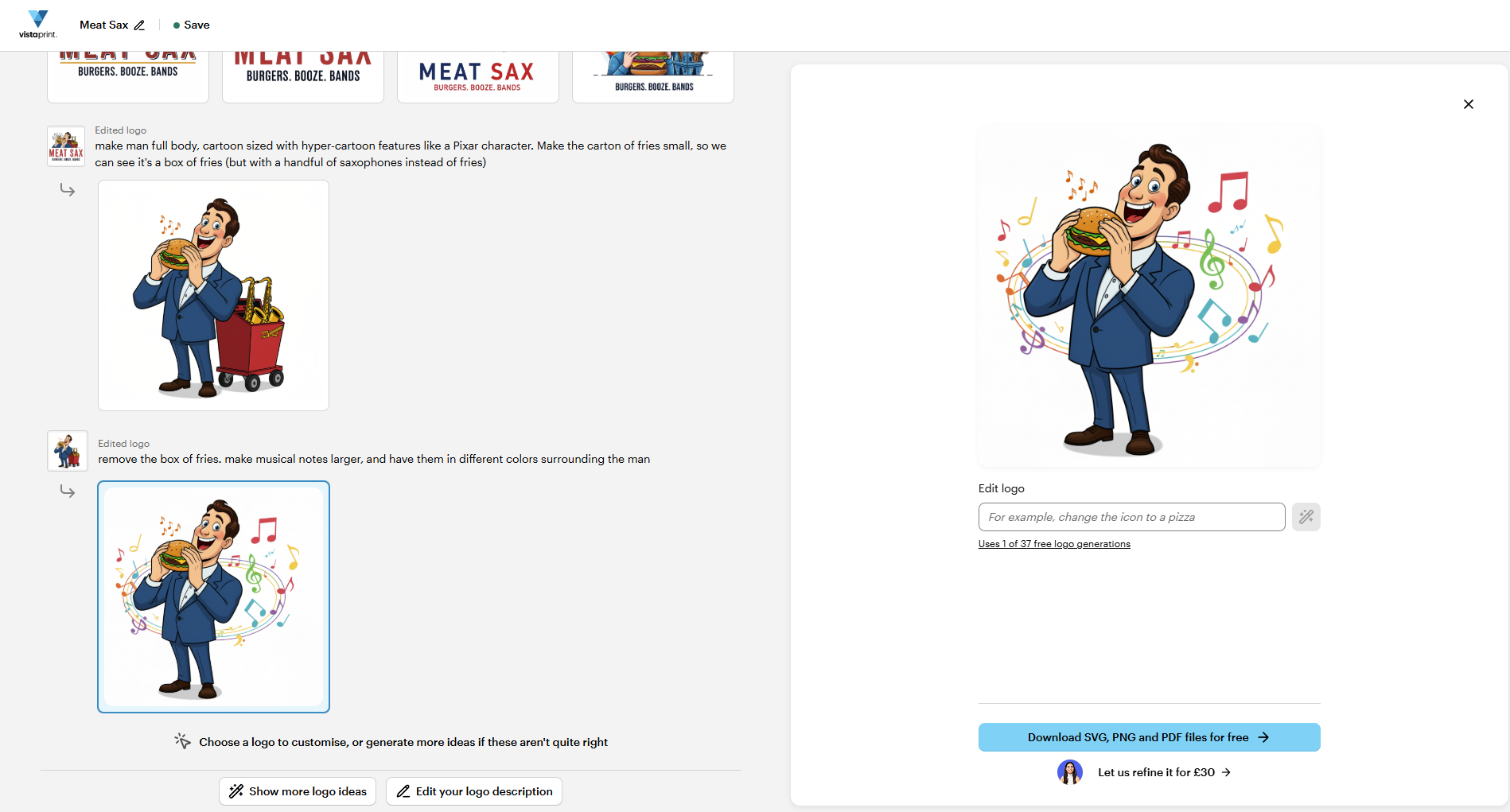 VistaPrint AI logo maker review