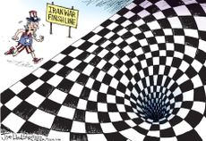 Political cartoon