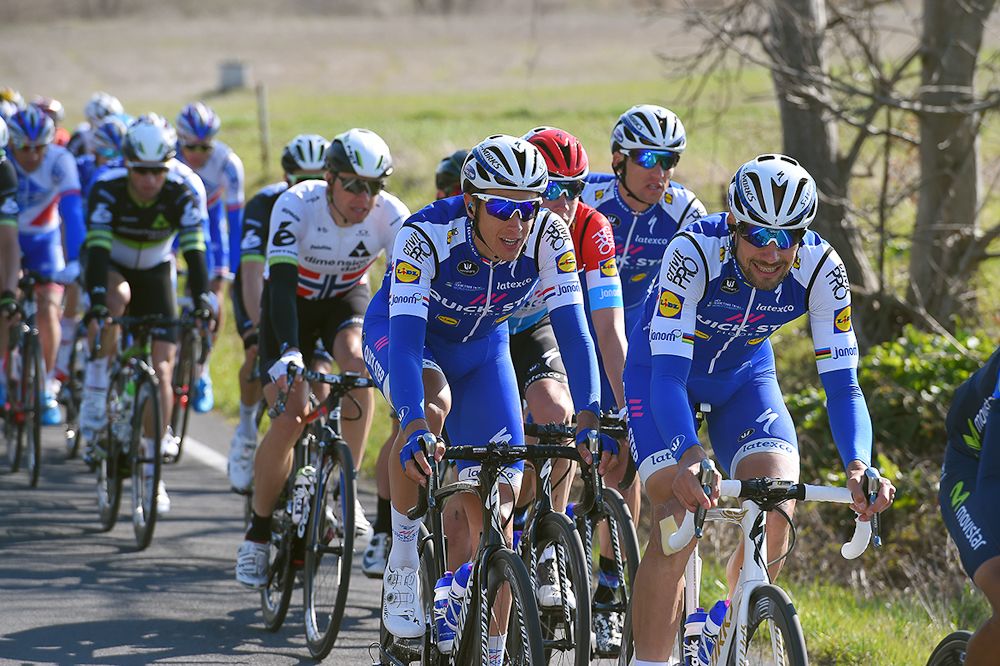 Quick-Step's Tom Boonen and Niki Terpstra.