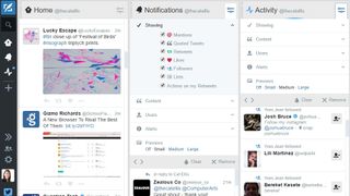 TweetDeck is an old favorite, and if you're looking for a Twitter dashboard to use in a web browser, it should be your first choice