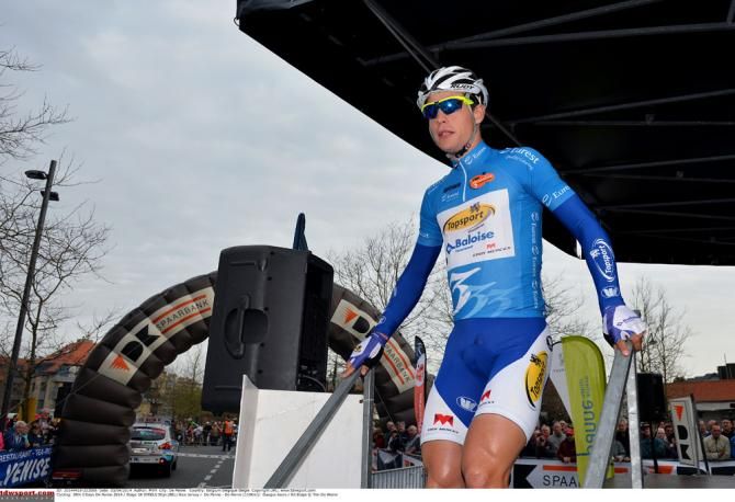 Stijn Steels (Topsport Vlaanderen-Baloise) at the start