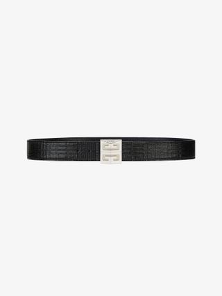 4g Reversible Belt in Leather and 4g Coated Canvas