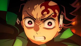 An animated character from Demon Slayer: Kimetsu no Yaib