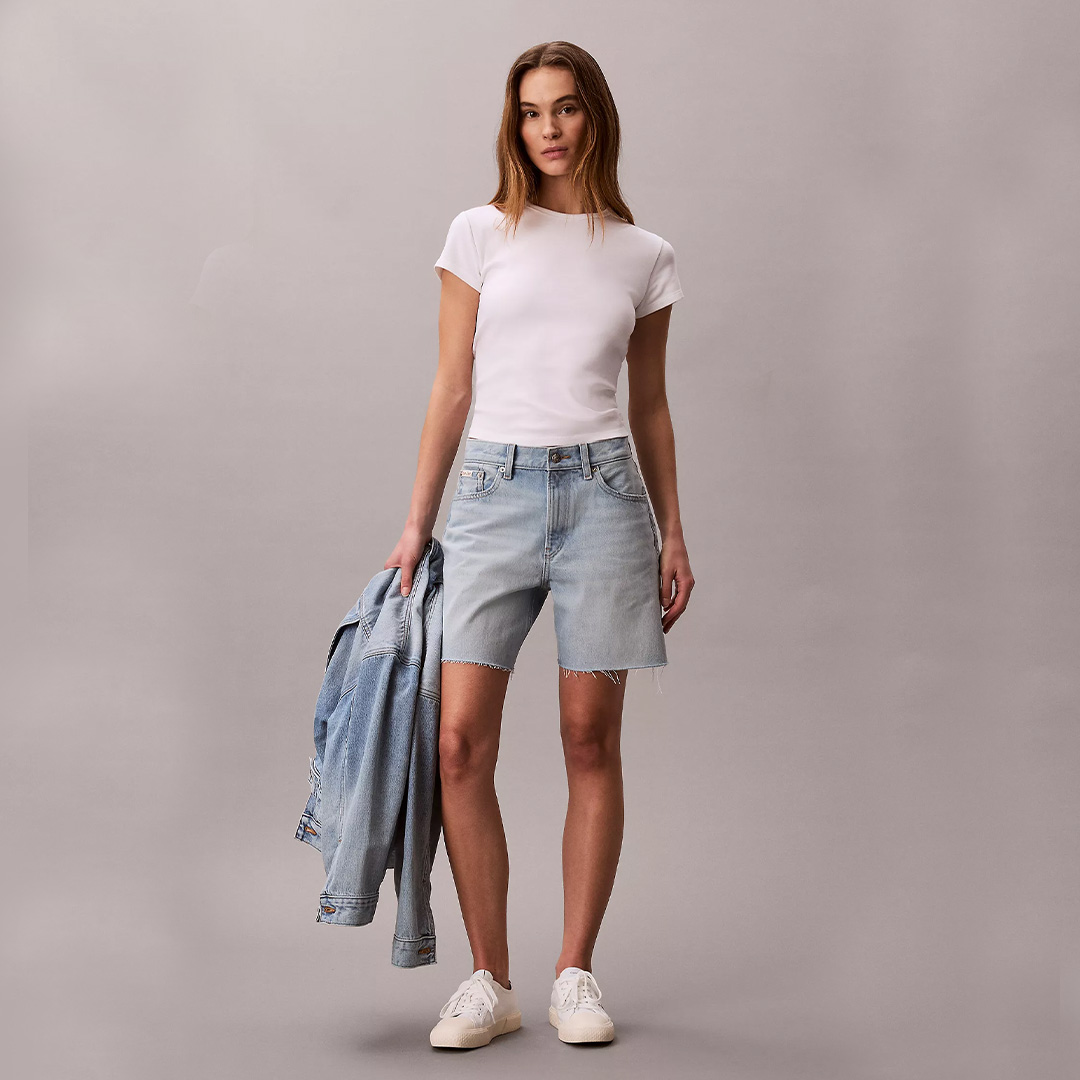 90s 6-Inch Denim Shorts