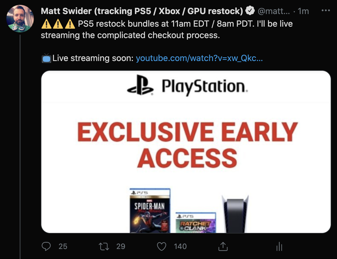 PS5 Restock: Twitter Tracker For Target, Best Buy, Walmart And GameStop ...