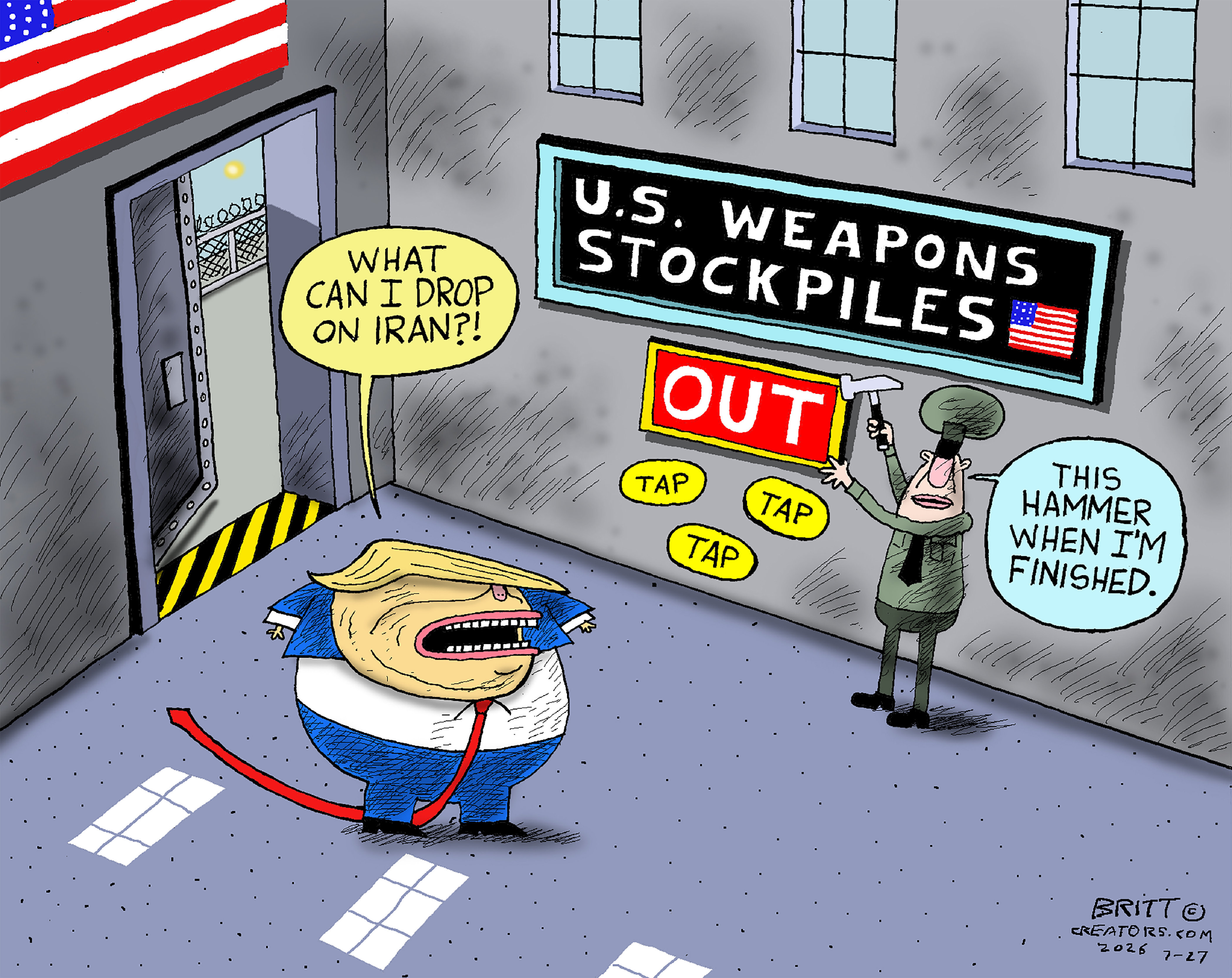 Political cartoon