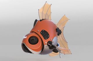 ￼Beta artist Stephen Anderson created this FishBot image with new feature Live Booleans
