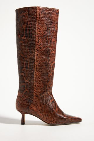 Anthropologie, kniehohe Lederstiefel